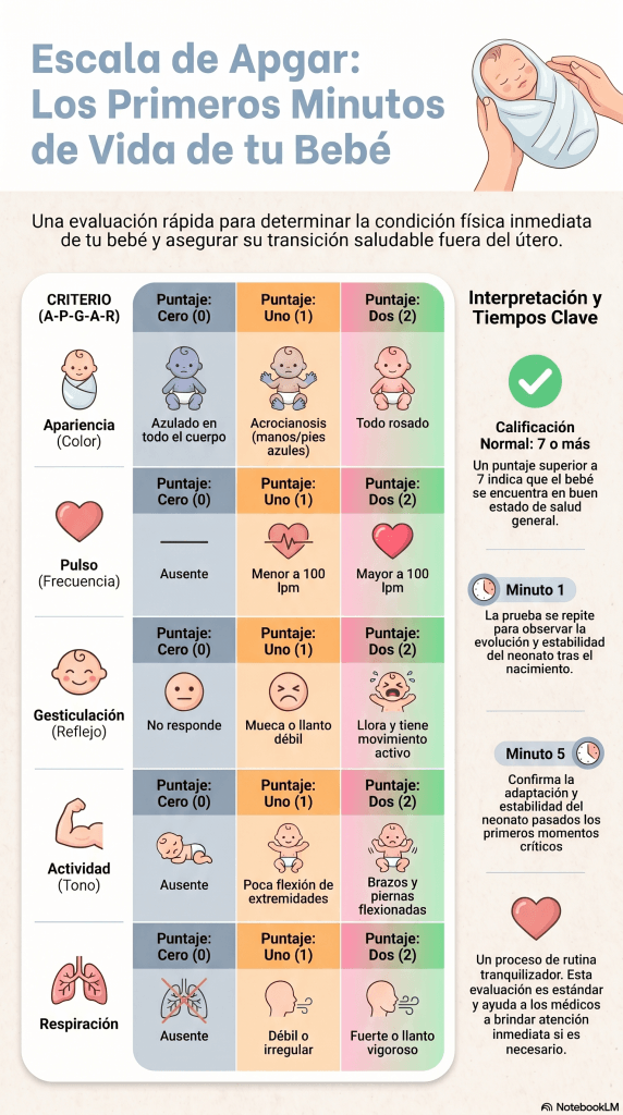 Infografía Apgar - Sana y Hermosa
IA: NotebookLM