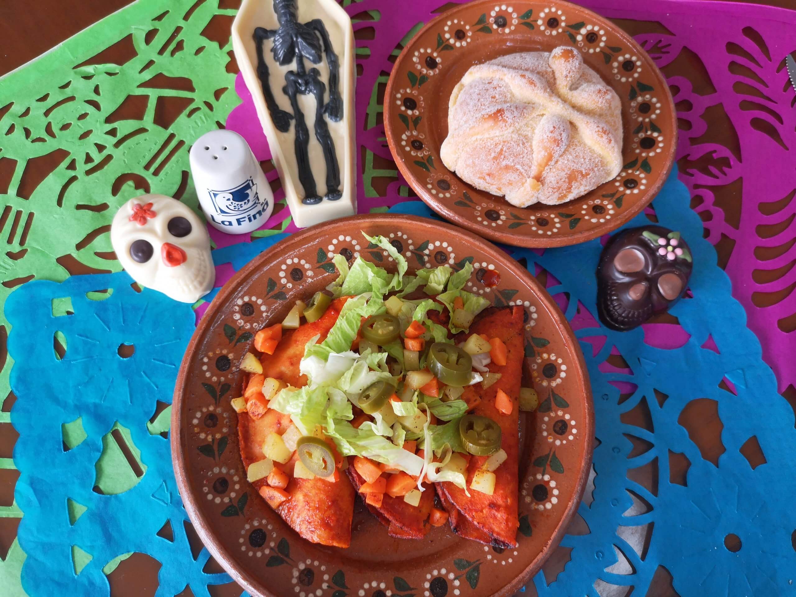 Enchiladas Mineras de Guanajuato Sana y Hermosa