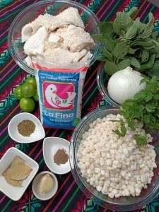 Menudo Blanco Sinaloense. Ingredientes