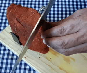 Jamón Curado: Cortar