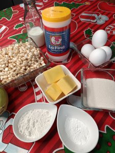 Panqué de Elote: Ingredientes