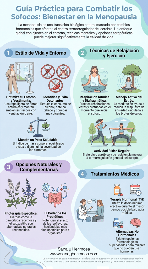 Guía practica para combatir los sofocos en la menopausia - Sana y Hermosa